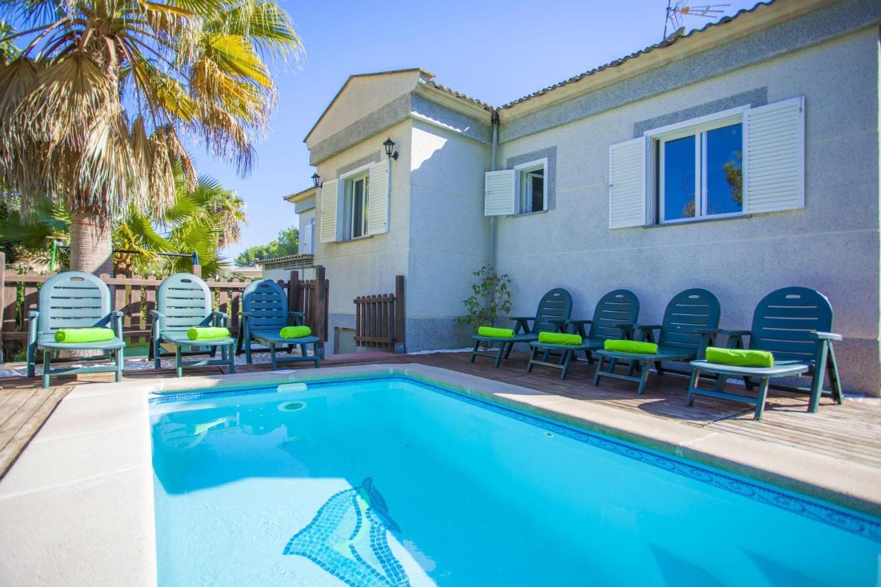 Villa Sa Marina -Figuemar- Alcudia  Bagian luar foto